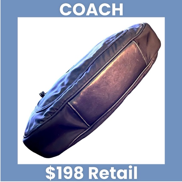 Coach Black Nylon Boho Bag with Leather Trim M32-4448 EUC Y2K - Picture 11 of 15